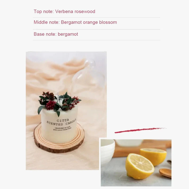 bougies d'aromathérapie romantiques en cire de soja pour moments de détente - Image 4