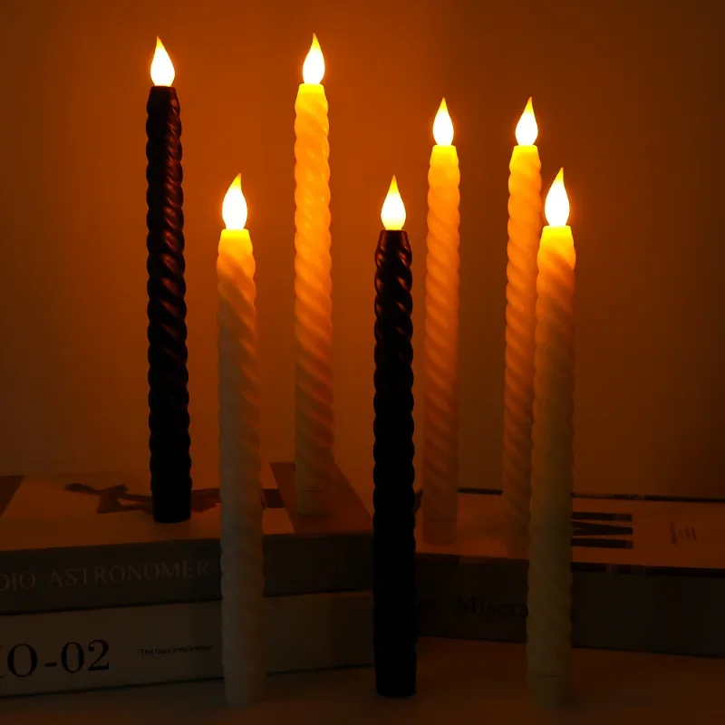 bougies led clignotantes sans flamme pour décorations festives - Image 3