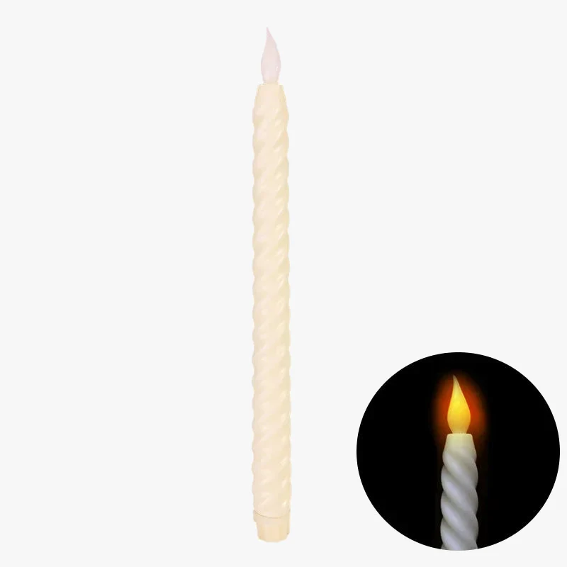 bougies led clignotantes sans flamme pour décorations festives - Image 9