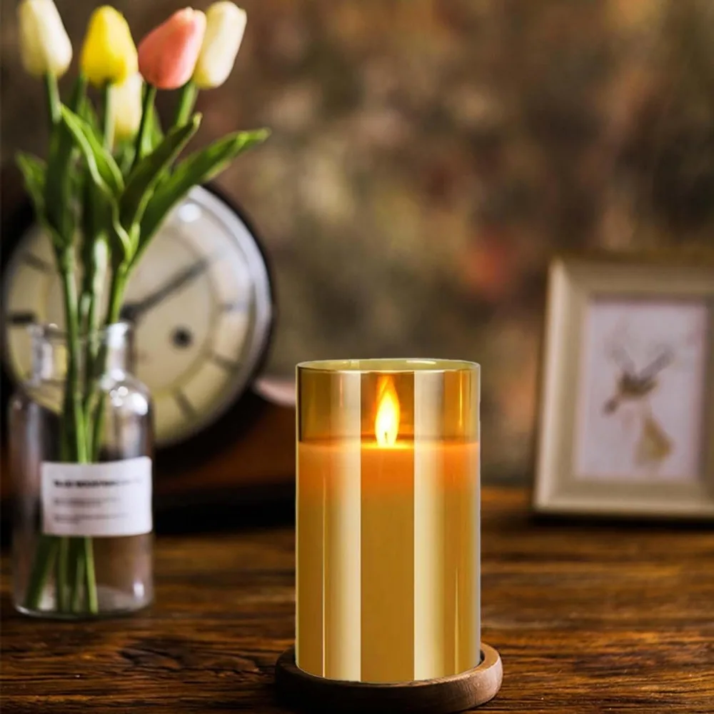 bougies LED décoratives avec télécommande et minuterie pour événements festifs - Image 10