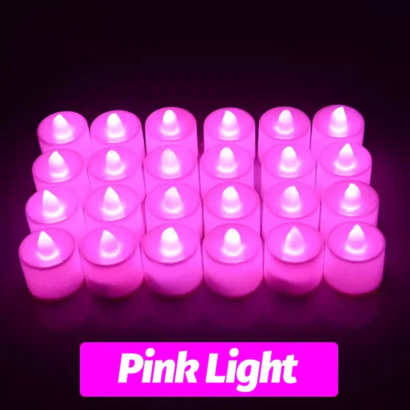 bougies led sans flamme décoration fête mariage noël en forme de cœur - Image 13