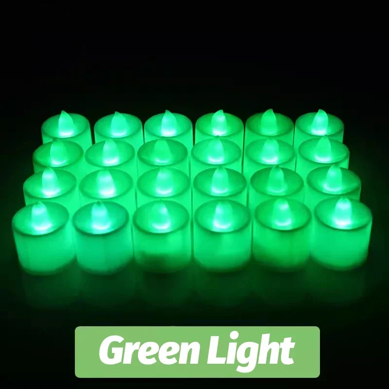 bougies led sans flamme décoration fête mariage noël en forme de cœur - Image 14