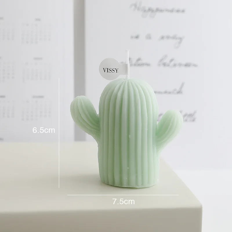 bougies parfumées cactus faites à la main décoratives pour la maison - Image 8