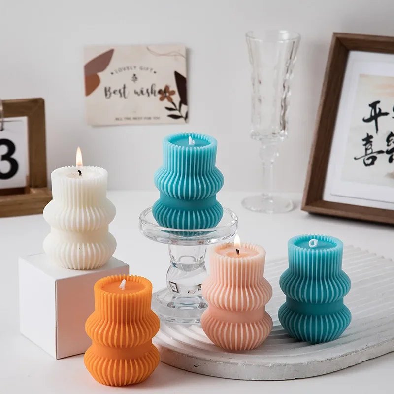 bougies parfumées décoratives personnalisées pour cadeaux invités - Image 3