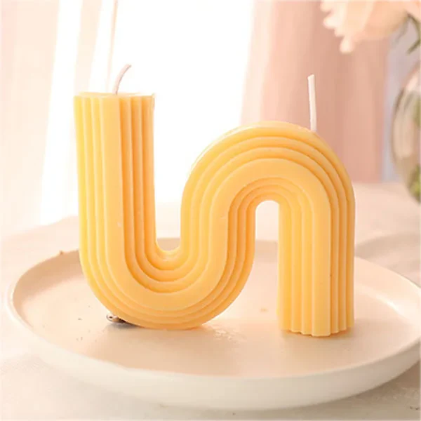 bougies parfumées géométriques en forme de u pour décoration intérieure - Image 22