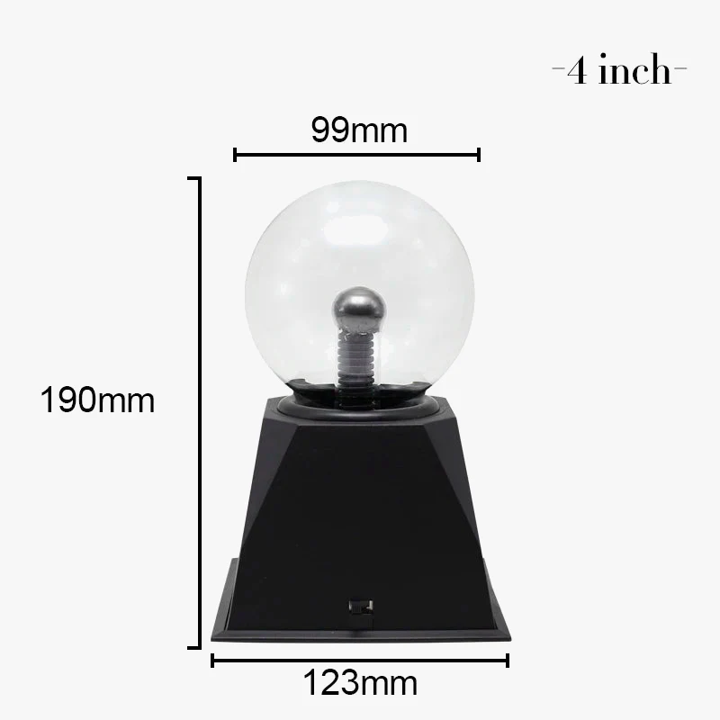 Boule de Plasma lampe tactile en cristal magique 220V LED veilleuse enfant veilleuse anniversaire noël enfants décor cadeau éclairage - Image 7