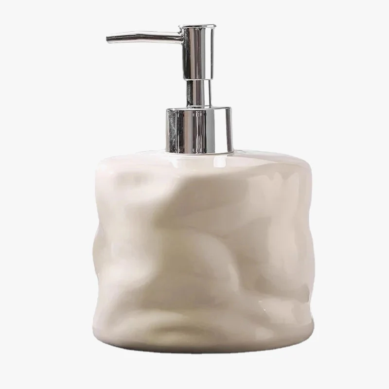 bouteille en céramique 600 ml pour lotion et savon désinfectant - Image 3