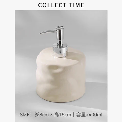 bouteille en céramique 600 ml pour lotion et savon désinfectant - Image 6