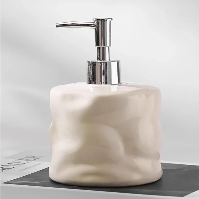 bouteille en céramique 600 ml pour lotion et savon désinfectant - Image 8