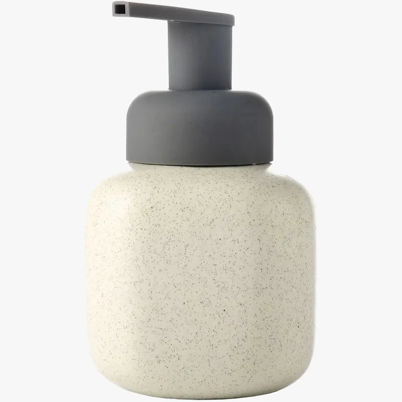 bouteille en céramique pour savon et gel douche portable - Image 5