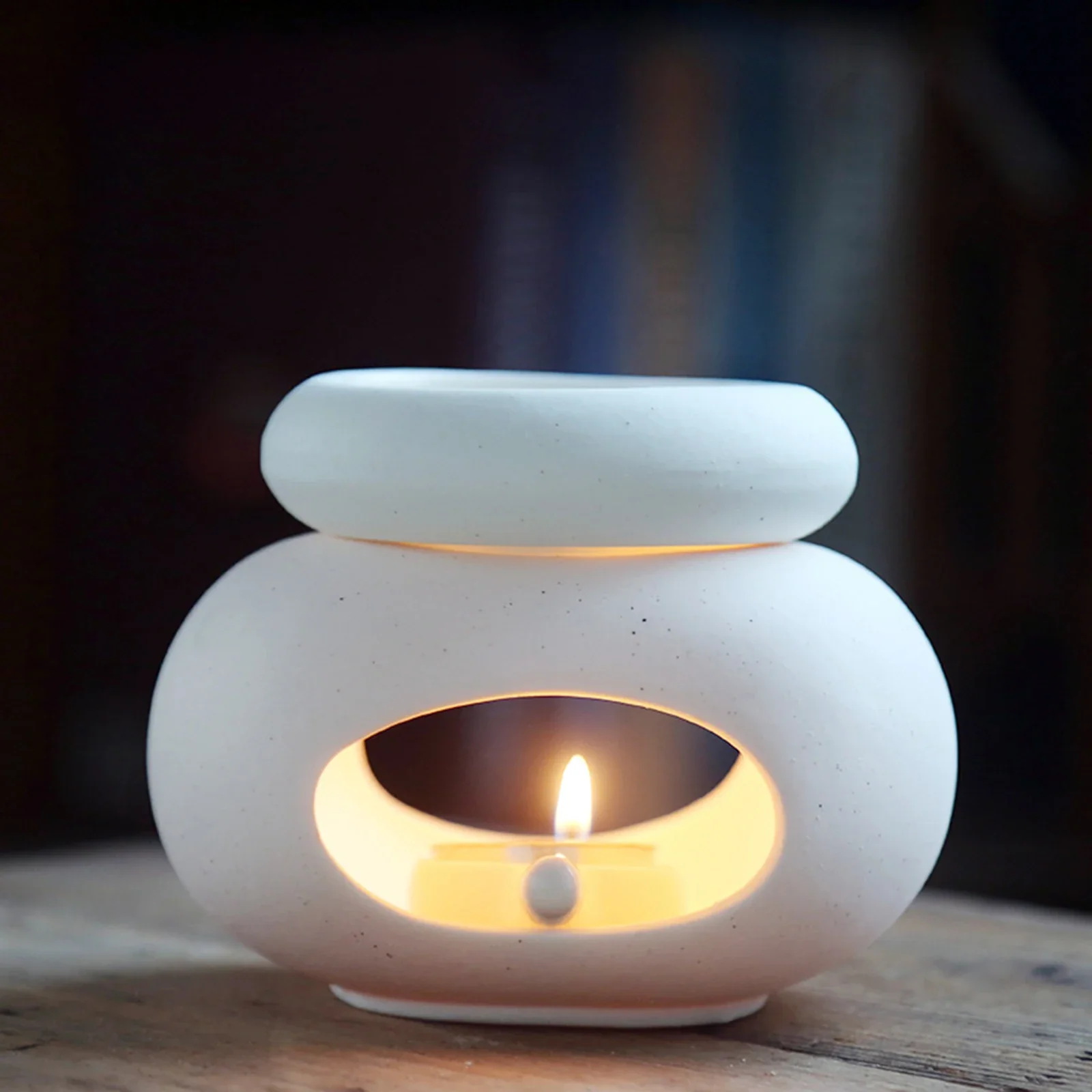 brĂ»leur d'huiles essentielles diffuseur d'arĂŽmes pour bien-ĂȘtre et dĂ©tente - Image 7