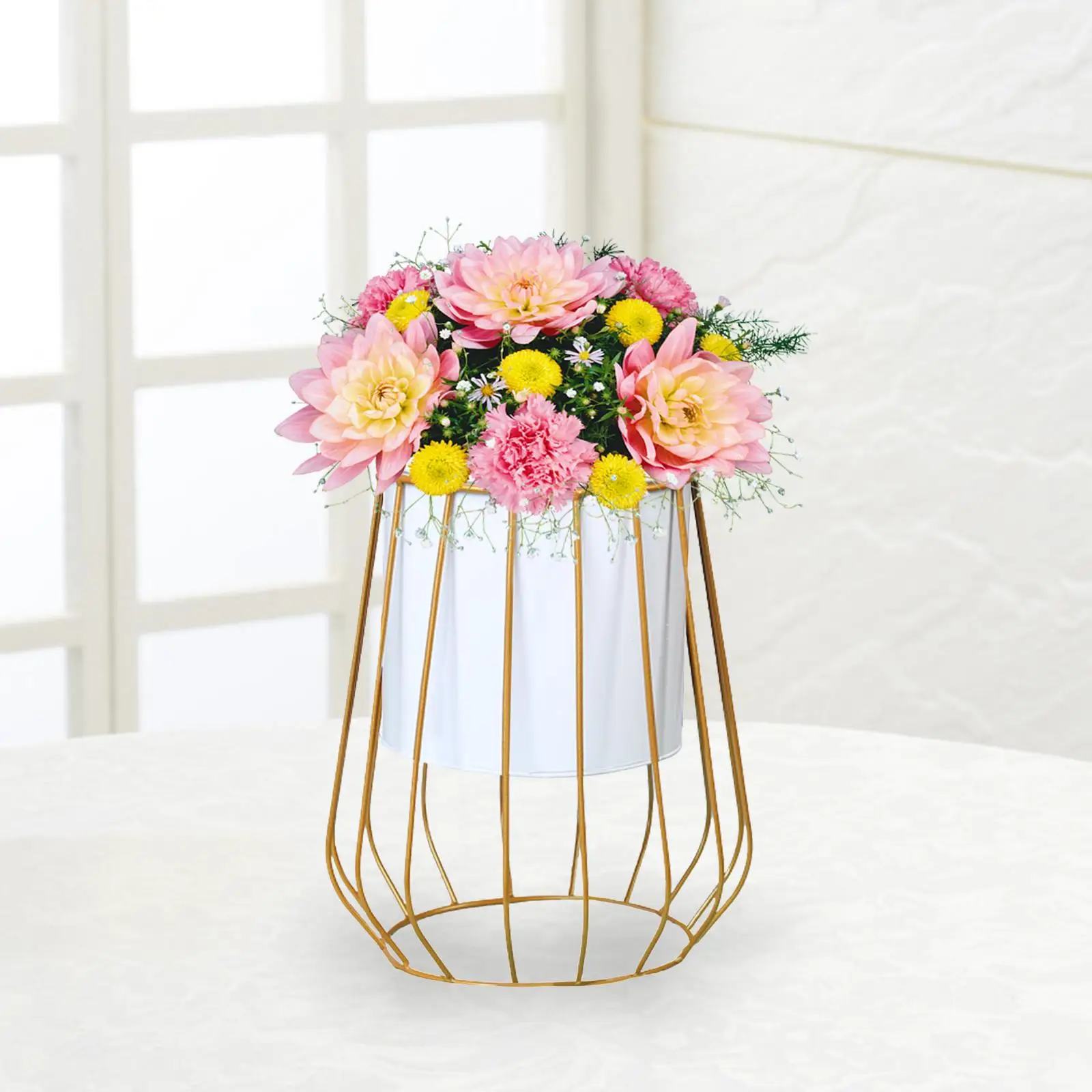 cadre de fleurs moderne en métal pour décoration intérieure - Image 10