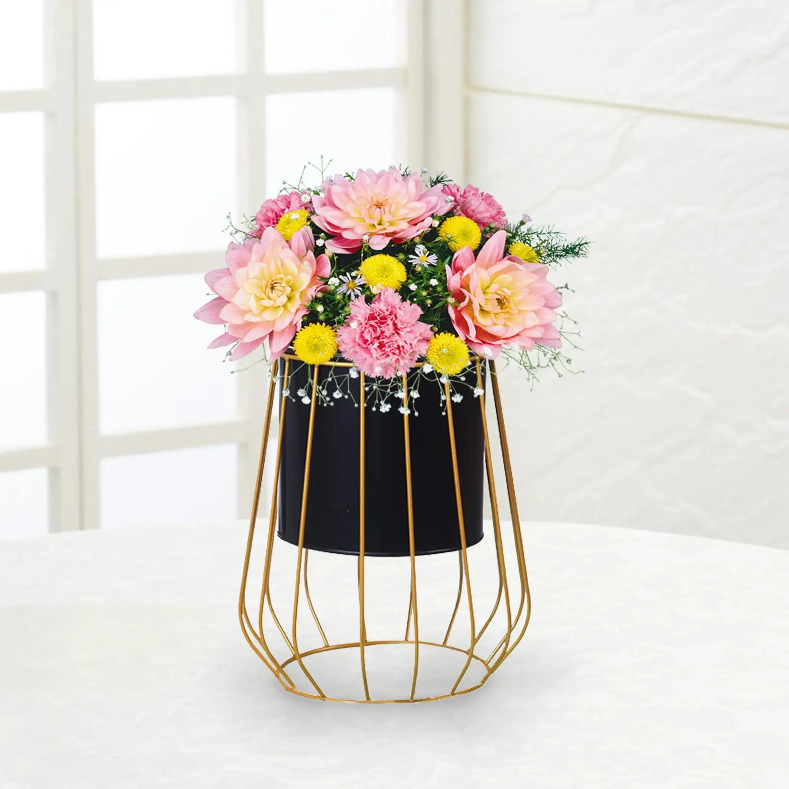 cadre de fleurs moderne en métal pour décoration intérieure - Image 3