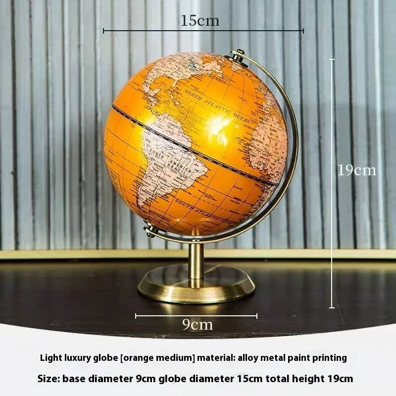 carte du globe rétro pour décoration éducative et géographique - Image 5