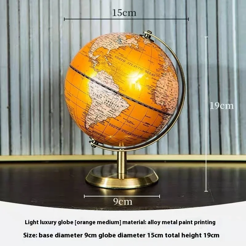 carte du globe rétro pour décoration éducative et géographique - Image 9