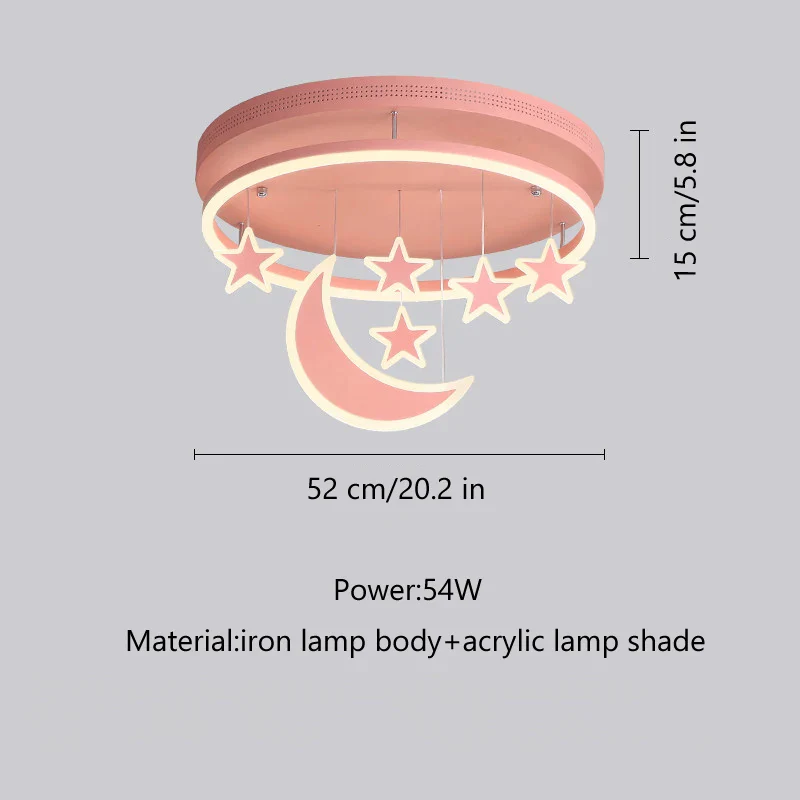 Chambre d'enfants luminaire lampe pour enfants enfants lampe pour chambre lustre enfants Led étoile toit lumière enfants chambre d'enfants lumière Led - Image 8