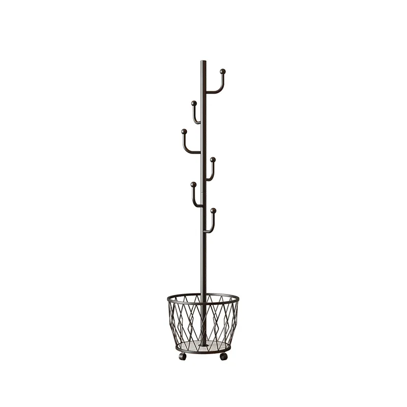 cintre à vêtements moderne avec étagère mobile à roulettes - Image 11
