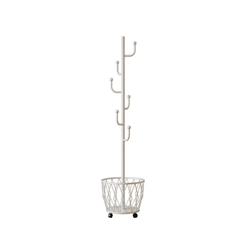 cintre à vêtements moderne avec étagère mobile à roulettes - Image 12