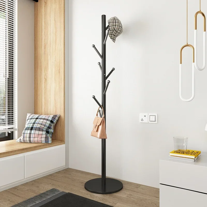 cintre vertical moderne en bois et fer pour rangement - Image 5