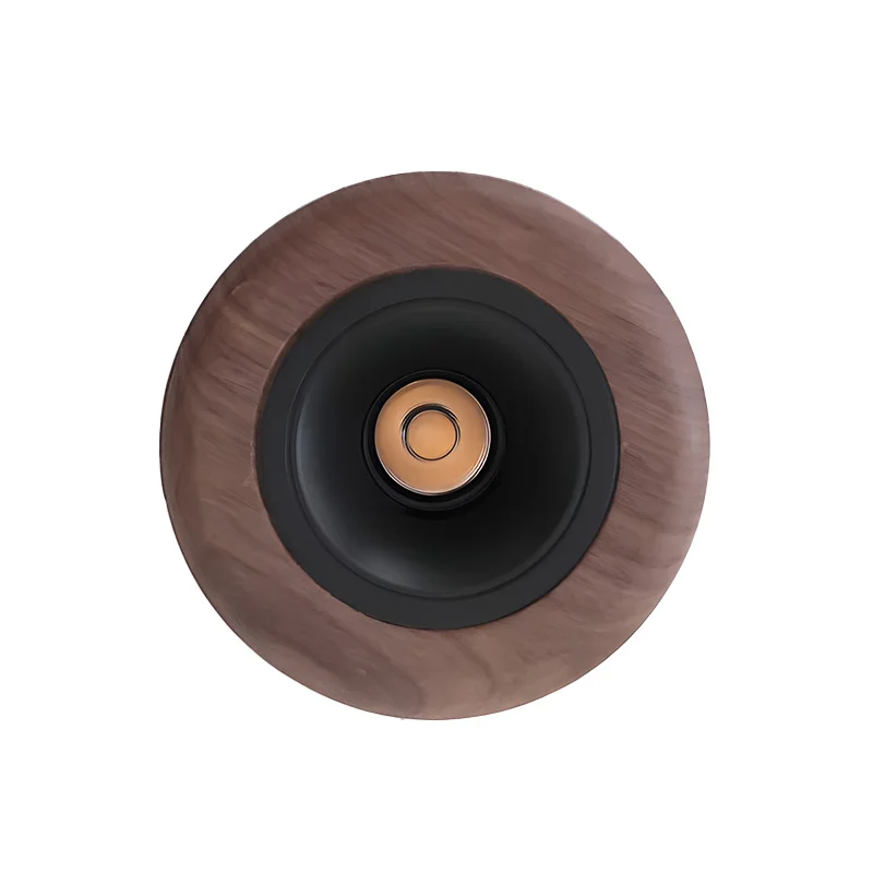 COD LED Recessed Lighting 5.11 Inch Walnut Wooden, Modern Wabi-Sabi, Wall Wash Downlight for Living Room, Bedroom, Dining, Study - Image 6