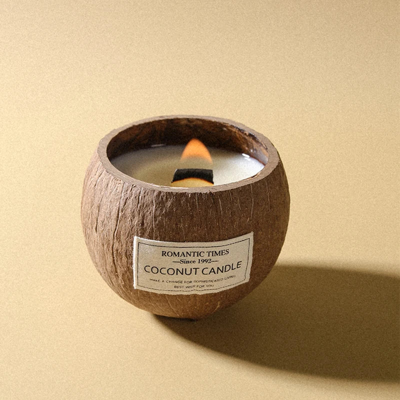 coffret cadeau bougie parfumée noix de coco souvenir de noël - Image 4