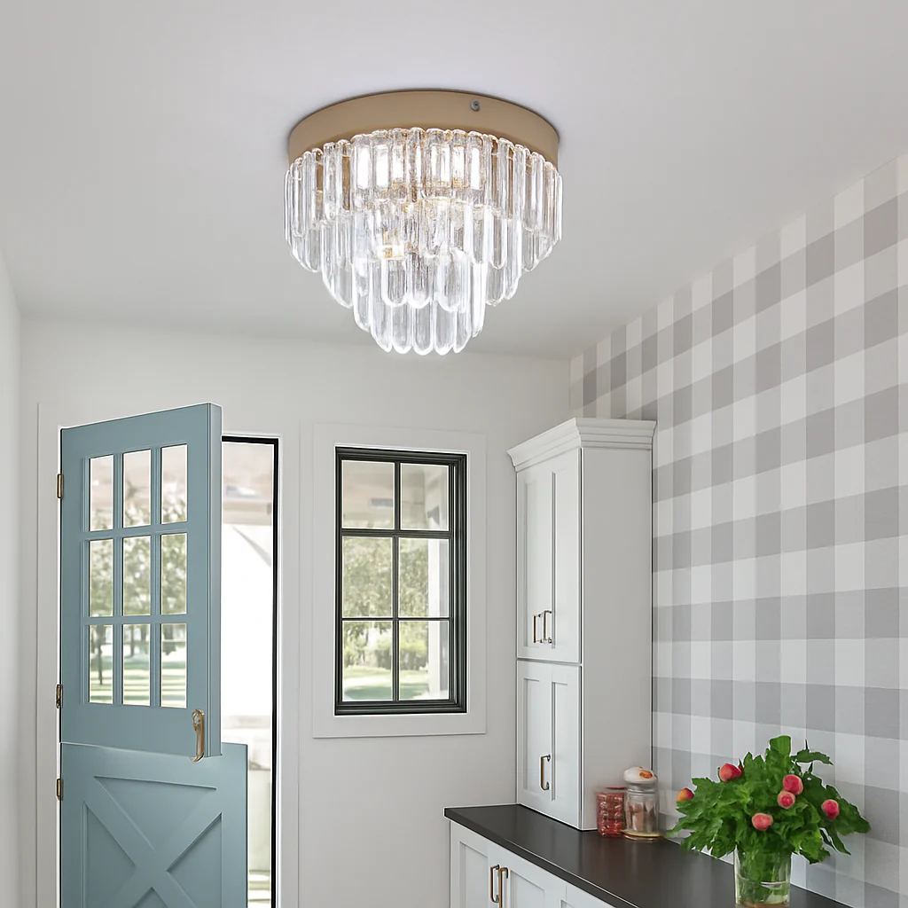 Cristal K9 LED plafonnier moderne suspension lumière maison déco suspendus luminaires cuisine salle à manger salon lustre lampes - Image 3