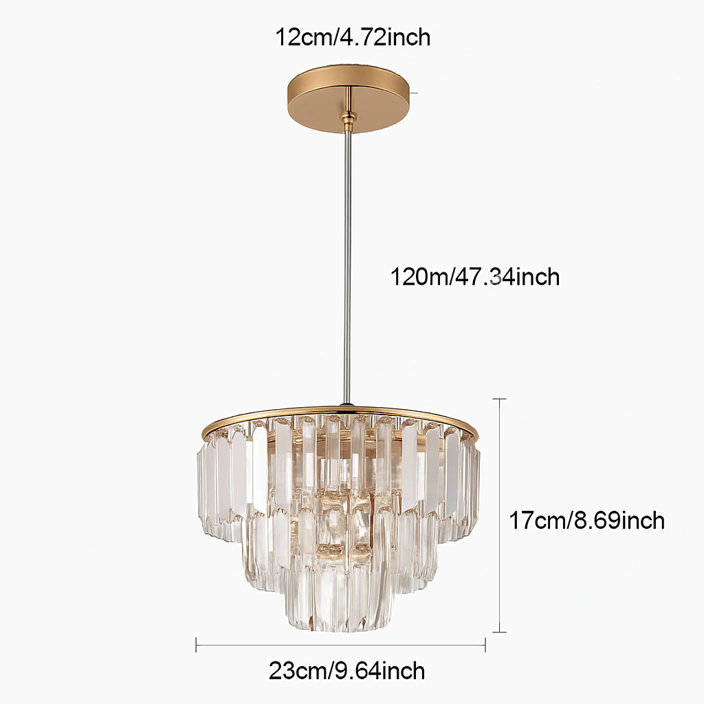 Cristal K9 LED plafonnier moderne suspension lumière maison déco suspendus luminaires cuisine salle à manger salon lustre lampes - Image 8