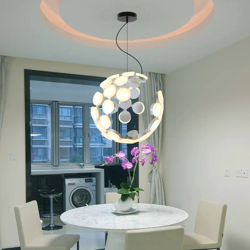 Danish Designer Big Globle Pendant Lamp Modern Suspension Hanging Light for Living Room - Image 4