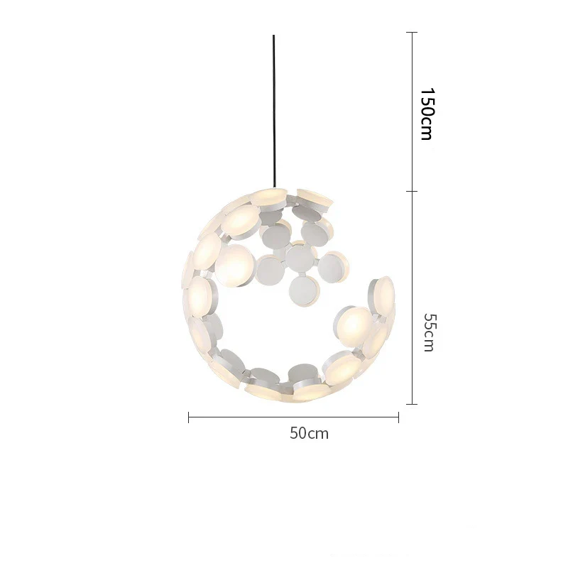 Danish Designer Big Globle Pendant Lamp Modern Suspension Hanging Light for Living Room - Image 7