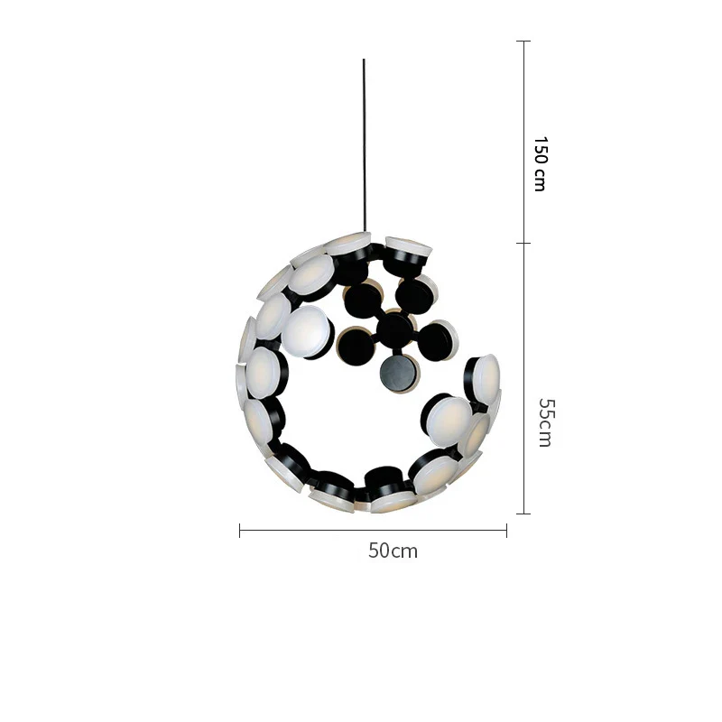 Danish Designer Big Globle Pendant Lamp Modern Suspension Hanging Light for Living Room - Image 8