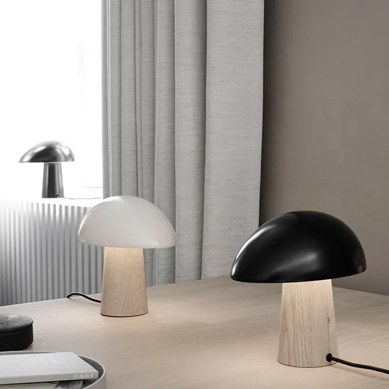 Danish Table Lamp Desk Light for Bedroom Bedside Desktop - Image 2