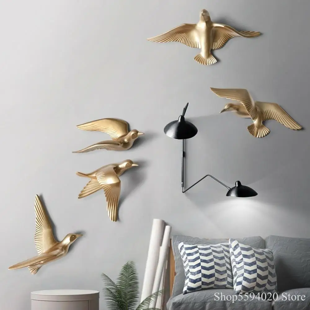 décoration murale créative mouette oiseau pour intérieur