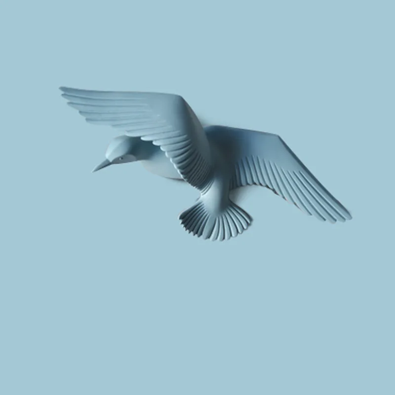 décoration murale créative mouette oiseau pour intérieur - Image 11