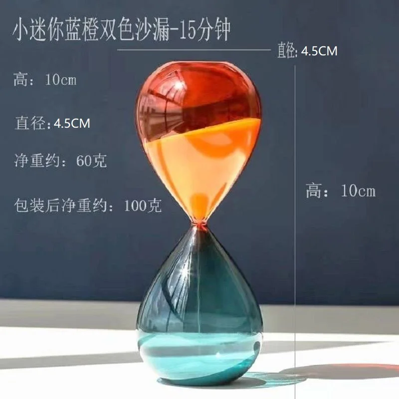 décoration sablier créative en verre pour intérieur élégant - Image 14