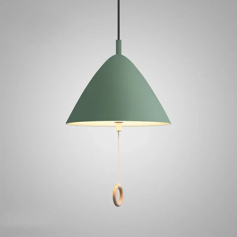 Denmark Designer Pendant Lamp Macaron Suspension Dinning Room Bedroom Ceiling Hanging Pull Switch Light Fixtures - Image 10