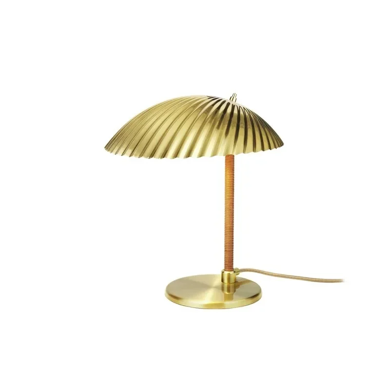 Denmark Designer Vintage Shell High Quality Led Table Lamp Desk Light Copper Chrome Close to Original - Image 7