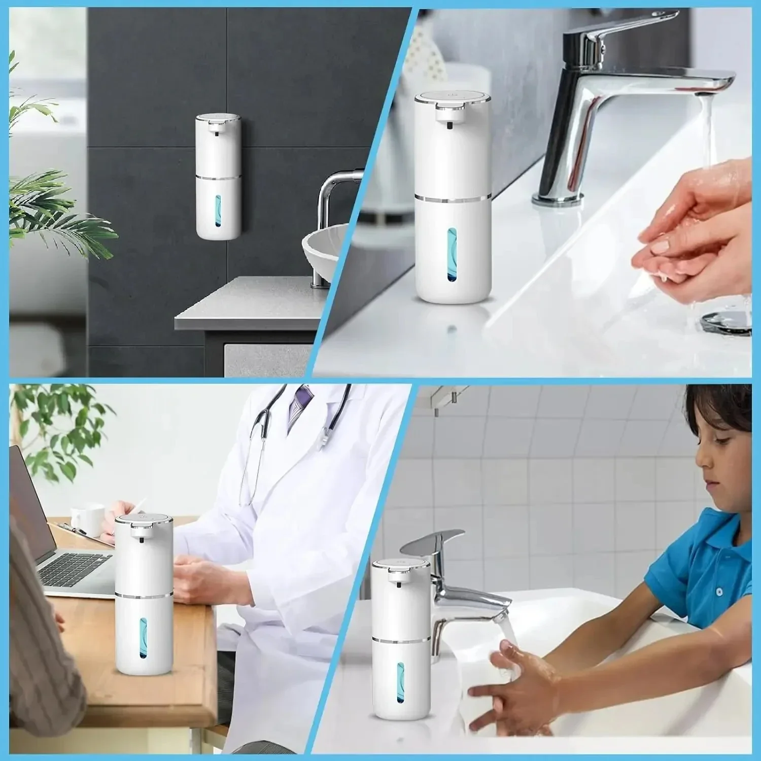 distributeur de savon automatique moussant rechargeable sans contact - Image 4