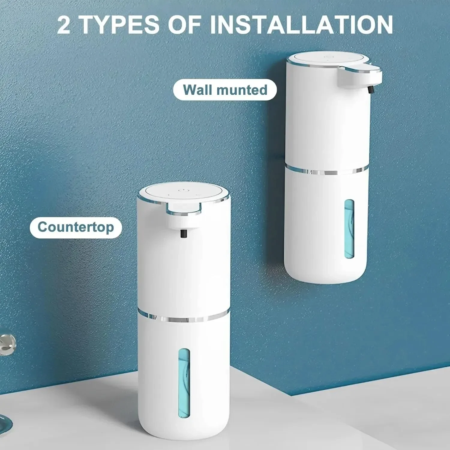 distributeur de savon automatique moussant rechargeable sans contact - Image 5