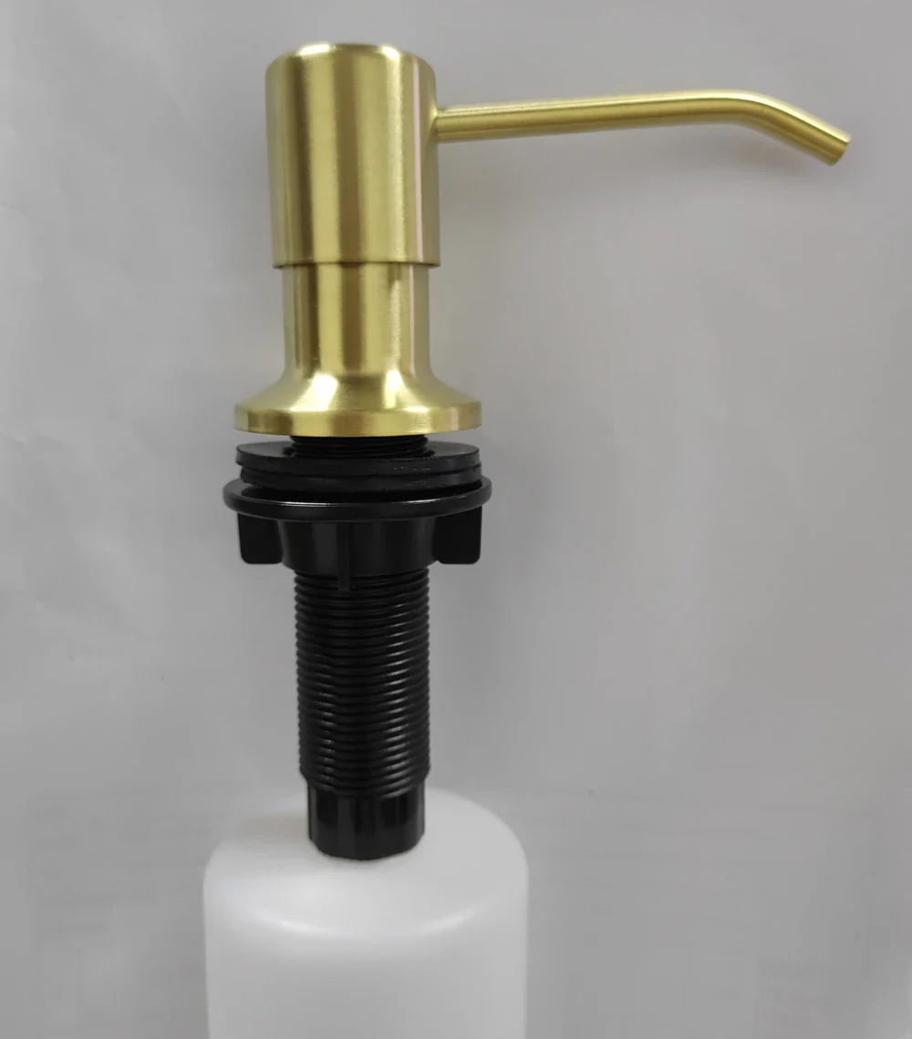 distributeur de savon en acier inoxydable avec pompe intégrée - Image 14