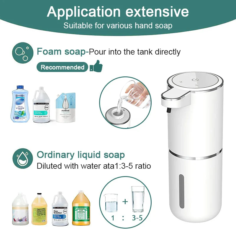 distributeur de savon liquide automatique sans contact 380 ml - Image 4