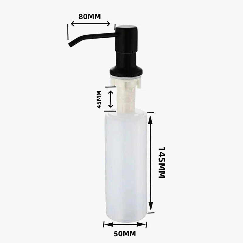 distributeur de savon liquide en acier inoxydable pour cuisine 350 ml - Image 4