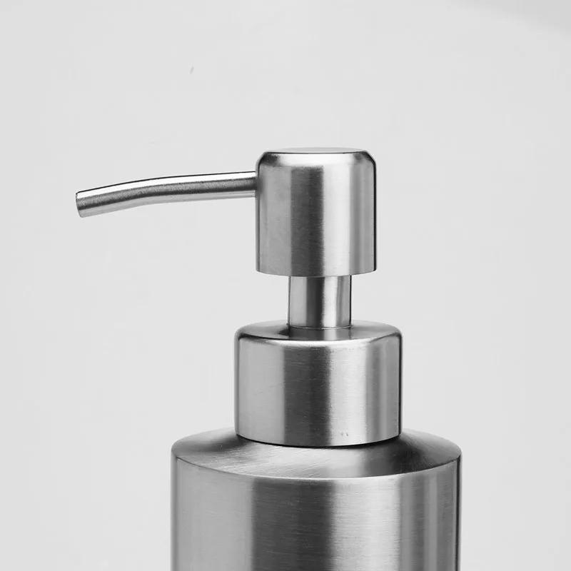 distributeur de savon liquide en acier inoxydable pour cuisine et salle de bain - Image 9