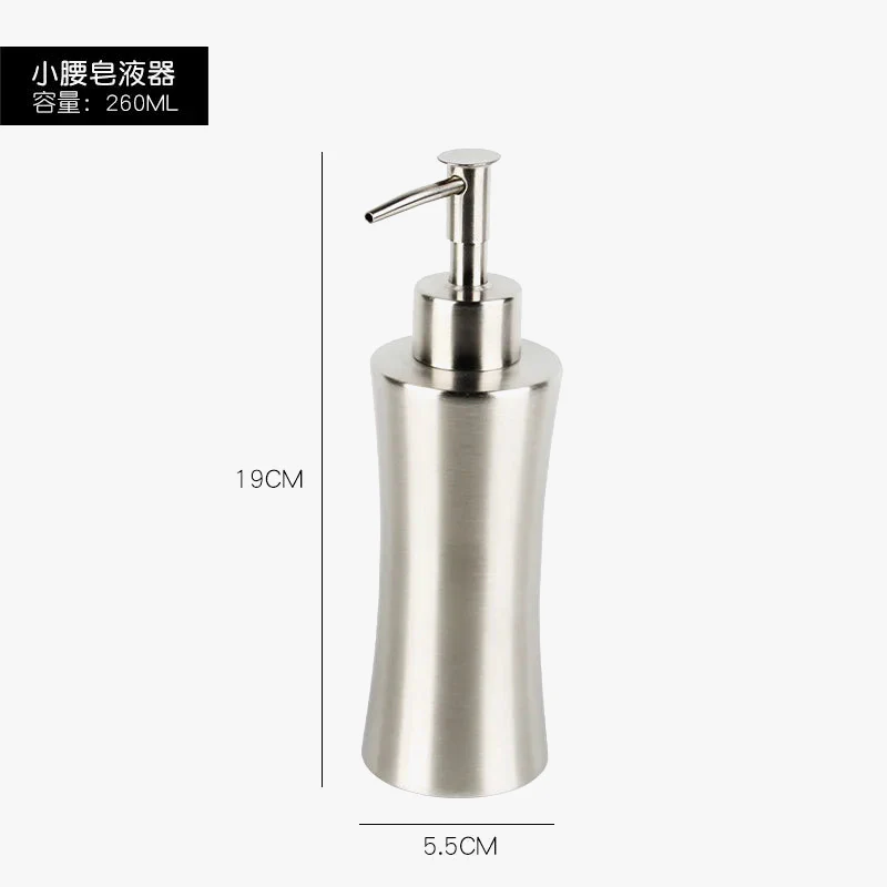 distributeur de savon liquide en acier inoxydable pour salle de bain - Image 8