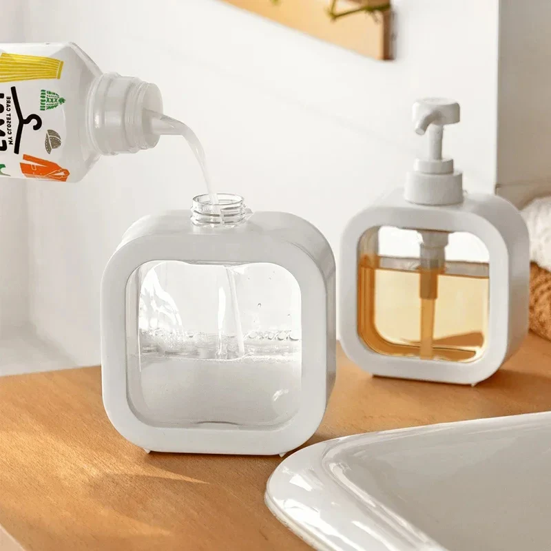 distributeur de savon rechargeable pour gel douche et lotion portable - Image 3