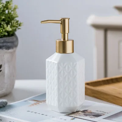 distributeurs de savon liquide en céramique pour salle de bain cadeau - Image 8