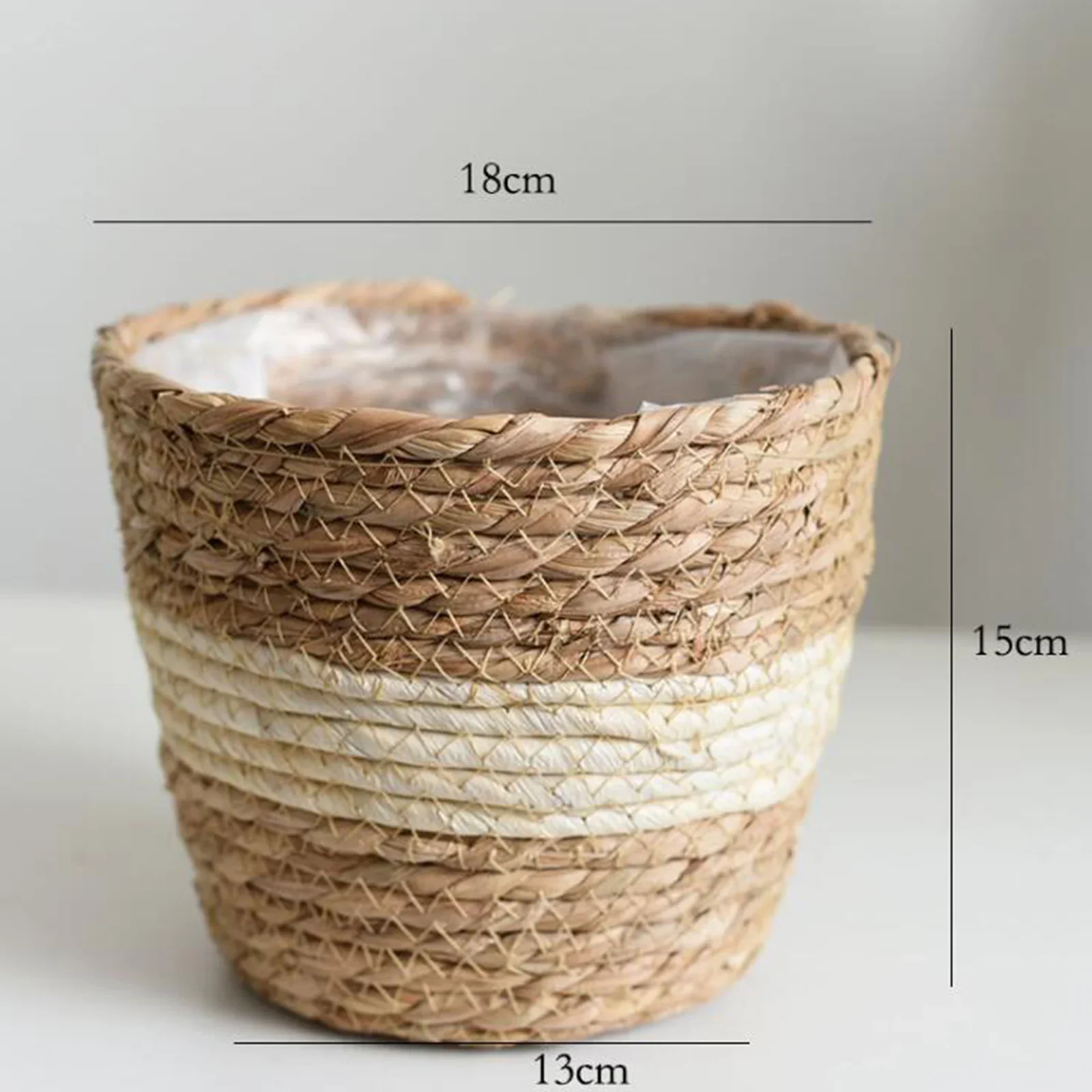 doublures en rotin pour paniers à plantes et décoration jardin - Image 7