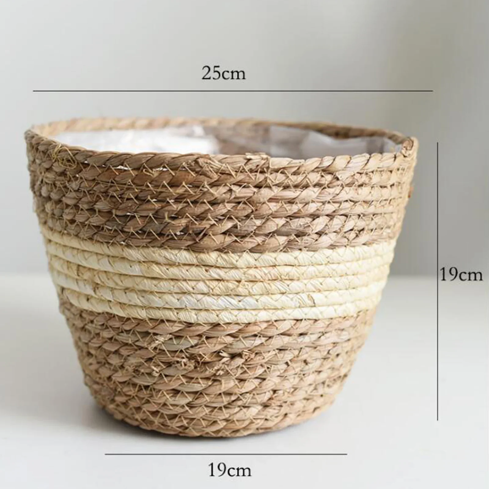 doublures en rotin pour paniers à plantes et décoration jardin - Image 9