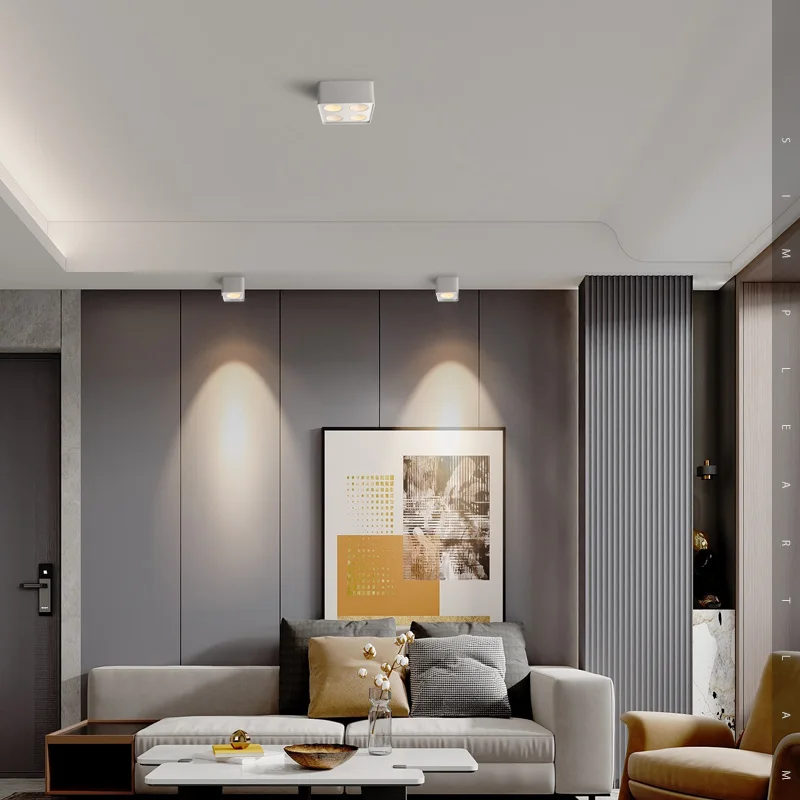spot carré en surface anti-éblouissement cri élevé luminaire principal - Image 2