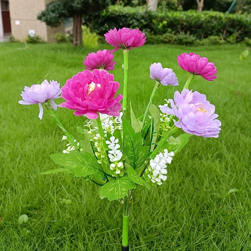 éclairage solaire en forme de rose pour jardin extérieur - Image 10