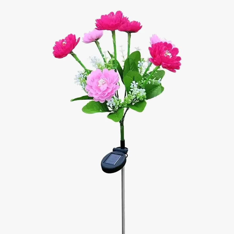 éclairage solaire en forme de rose pour jardin extérieur - Image 6